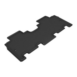 Chrysler Pacifica Floor Mat - Rear - 3D MAXpider - KAGU - Black - `21-`24